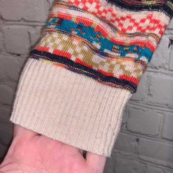 🇺🇸 Styleholic Multicolor Striped Cardigan w/Fringe Draped - Picture 2 of 6